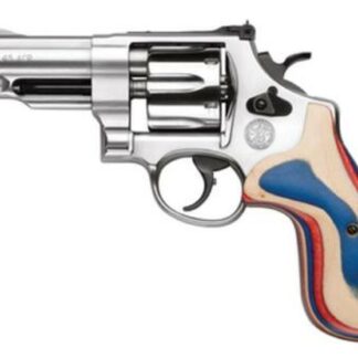 Smith & Wesson 625 45 ACP, 4" Barrel, Stainless Steel, Satin Combat Houge Grips