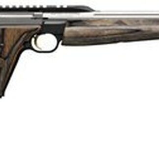 Browning Buck Mark Target Rifle 22LR, 18.5" Barrel, Green Laminate, Muzzle Brake
