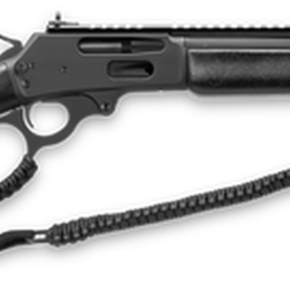 Marlin 336 Dark Series 30-30 Win 16" Threaded Barrel, Black Matte Finish, Black Webbed Stock, XS Rail