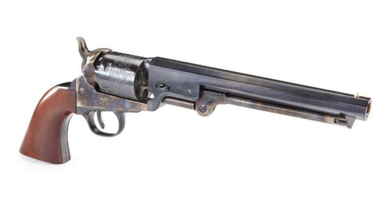 Uberti Colt 1851 Navy London Steel .36, 7.5" Barrel, Black Powder