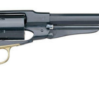Uberti 1858 New Army Revolver .44 Black Powder 8" Barrel Blue Steel Frame & B/S, Brass Trigger Guard