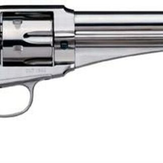 Uberti 1875 Army Outlaw Revolver, .45 Colt, 7.5", Nickel Finish, Walnut Grip
