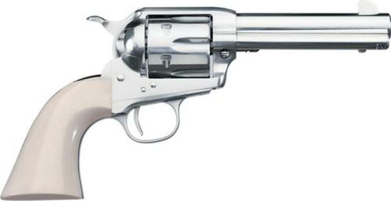 *D* Uberti 1876 Short Stroke Sass Nickel .357 Mag, 5 1/2" Barrel, New 2017