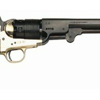 Traditions 1851 Navy Revolver 44BP 7.38" Hammer/Blade Walnut Grip Blue