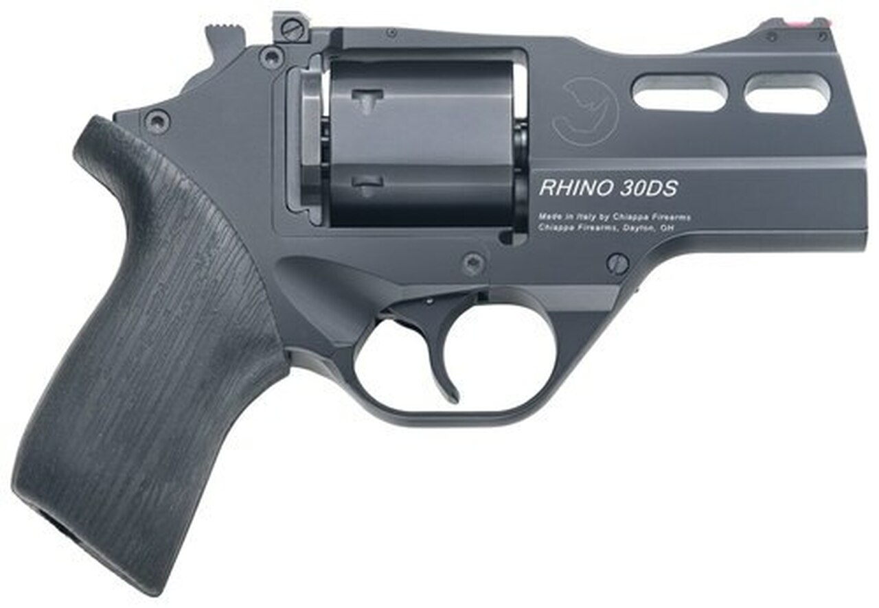 Chiappa Rhino 30SAR, .357 Magnum, 3" Barrel, 6rd, Black, Rubber Grip