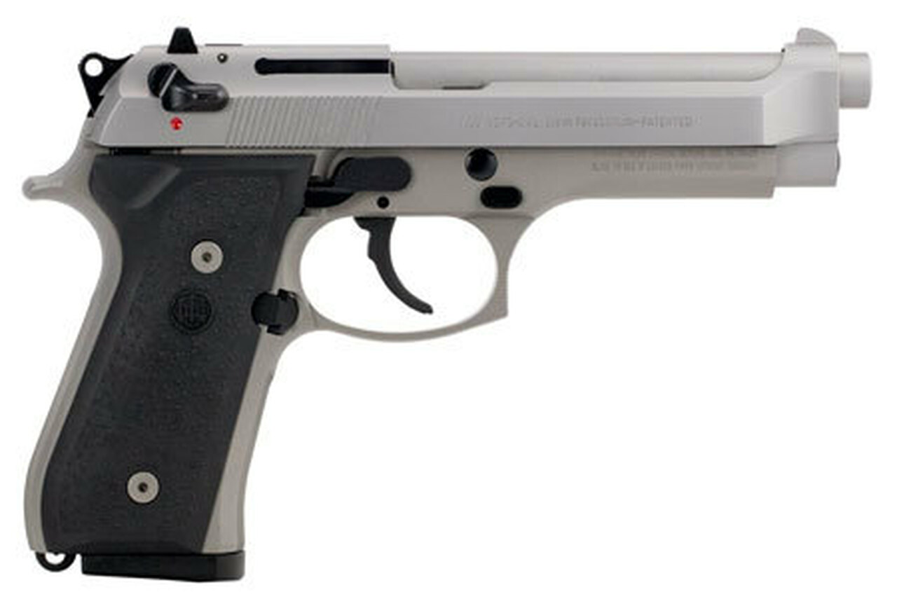 Beretta 92FS, 9mm, 4.9" Barrel, INOX, CA Compliant, 10rd