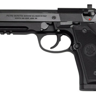 Beretta 92A1 9mm, 4.9", Suppressor Ready, Threaded Barrel and Suppressor Height Sights, 17rd
