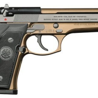 Beretta 92, 9mm, 4.9" Barrel, 10rd, Decocker, Burnt Bronze