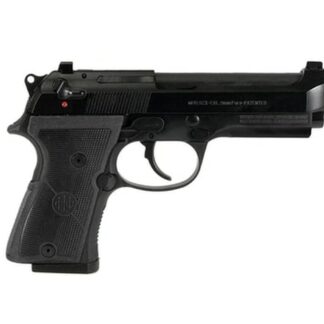 Beretta 92X Compact 9mm, 4.3" Barrel, Classic Dust Cover, Decock-Only, Black, 10rd
