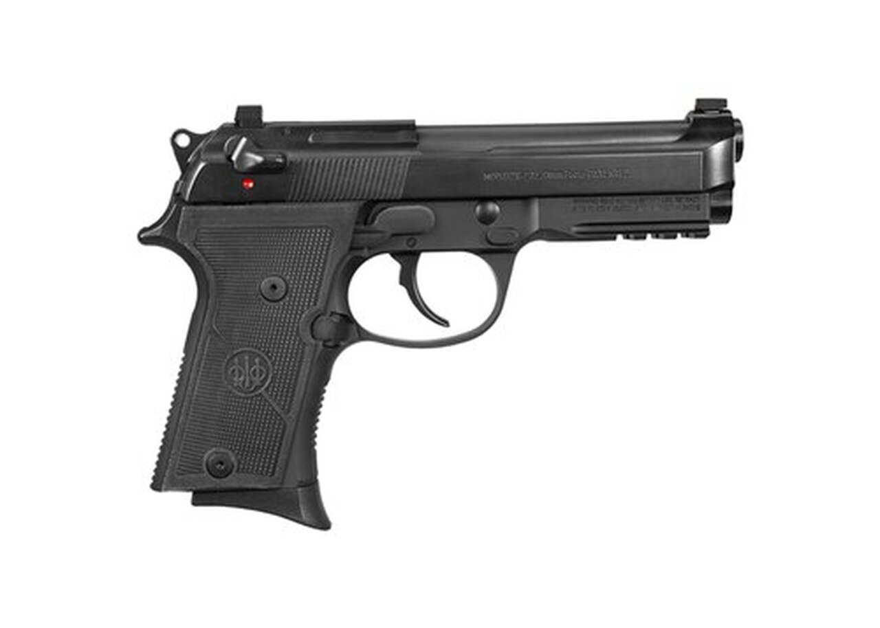 Beretta 92X Compact 9mm, 4.3" Barrel, SA/DA, Decock-Only, Black, 10rd
