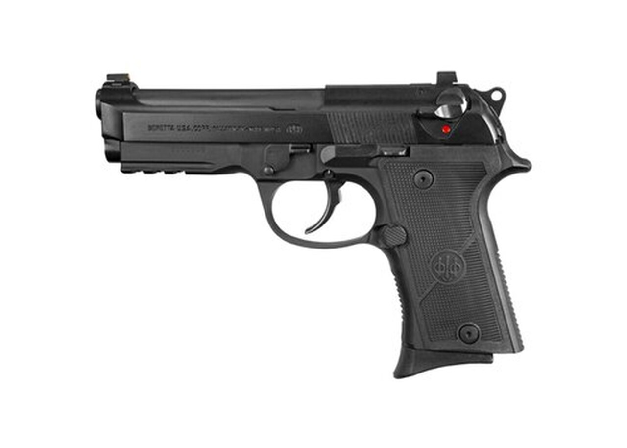Beretta 92X Compact 9mm, 4.3" Barrel, SA/DA, Decock-Only, Black, 13rd - Image 2