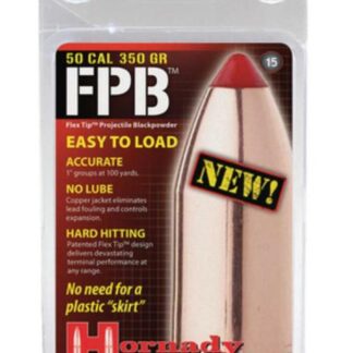 Hornady Flex Point Blackpowder .50 Caliber 350gr, 15/Box