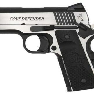 Colt Combat Elite Defender 1911 45 ACP, 3" Barrel, Night Sights, 8rd Mag