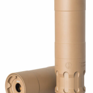 Rugged Suppressors Obsidian 9 with ADAPT Modular Technology, Pistol Suppressor, 9mm, Includes 1/2X28 Piston, Aluminium Tube, 17-4 PH Baffles, Flat Dark Earth Cerakote Finish