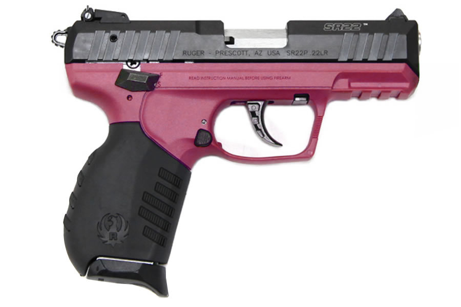 SR22 22LR Rimfire Pistol with Raspberry Grip Frame - Firearms | The Gun Shop