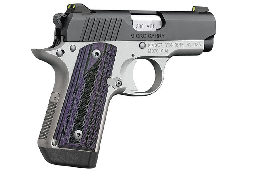 Micro Carry Advocate 380 Auto with Purple G10 Grips - Firearms | The Gun Shop