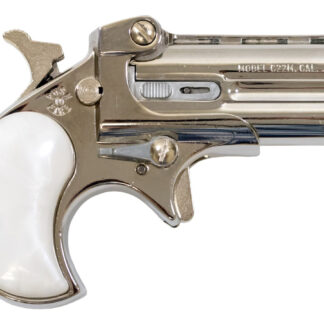 22 WMR Derringer with Chrome Finish and Pearl Grips - Derringers | The Gun Shop