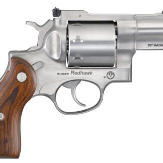 Redhawk 357 Mag Satin Stainless Revolver with Hardwood Grips