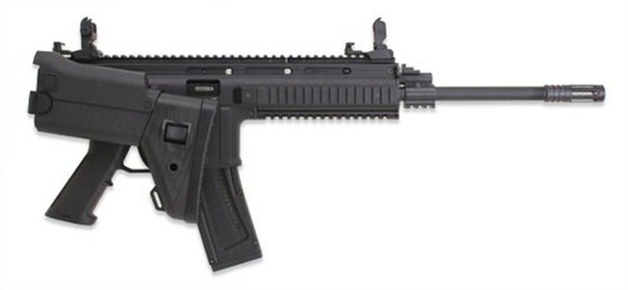 ISSC MK22 Sport Rifle, SCAR Type, 22LR, 16", 22RD, Black - Image 2