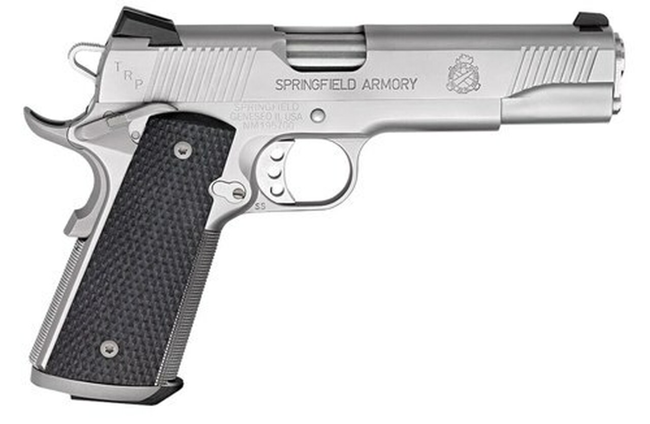 Springfield 1911 TRP, CA Compliant, 45 ACP, 5" Barrel, 7rd, Stainless Steel