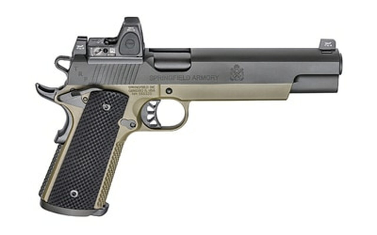 Springfield 1911 TRP Operator, RMR Sight 10mm 6" SS Barrel Long Slide Tritium Night Sights 8rd Mag