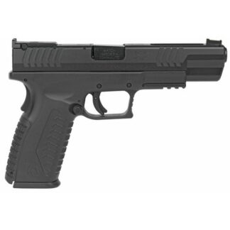 Springfield XDM 10MM, 5.25" Barrel, Fiber Optic Front and Adjustable Rear Sights, 3x15rd Mags