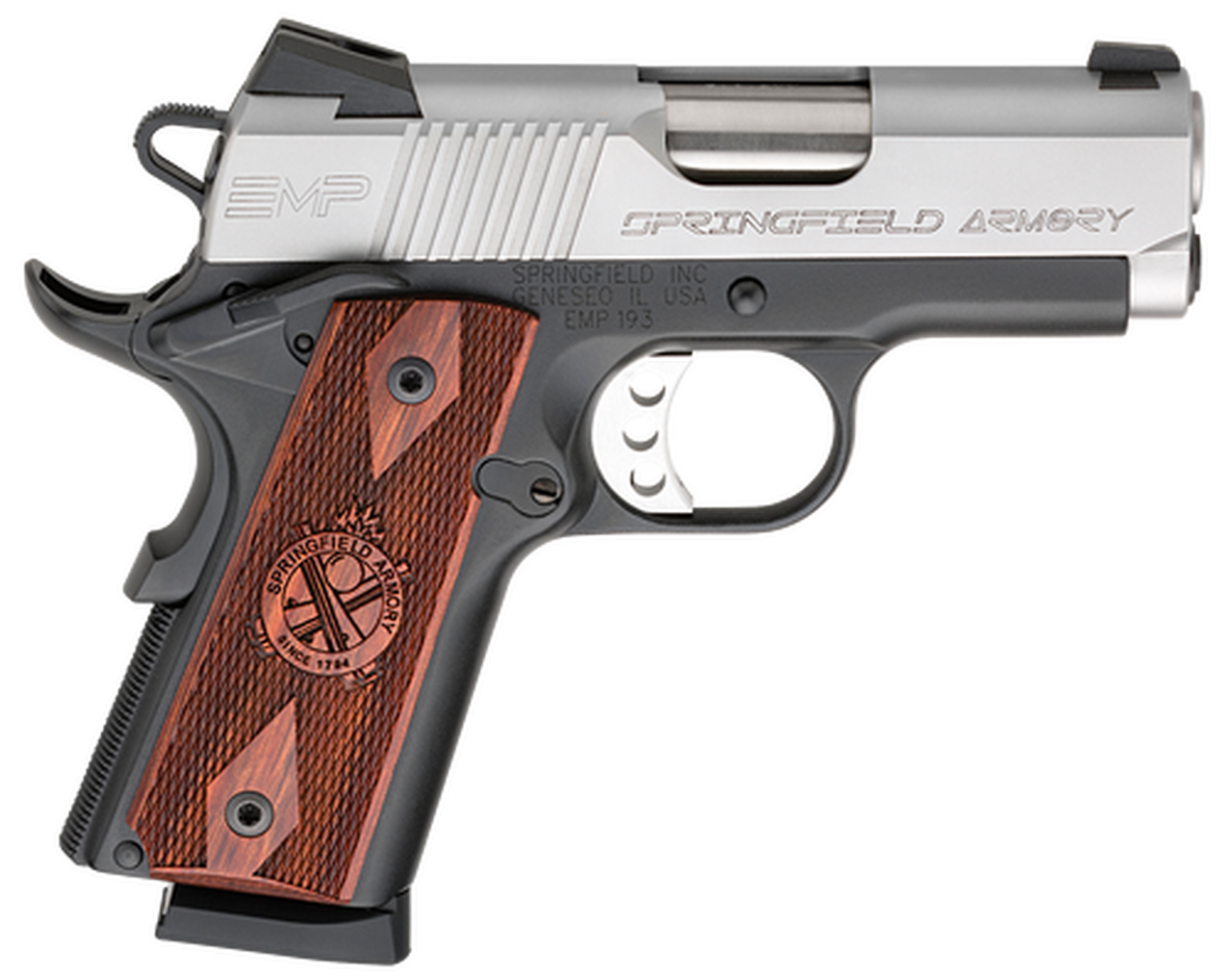 Springfield Gear Up Package EMP 1911 9mm, Holster, Bag, Case, SS, 5x9rd Mags, CA Legal