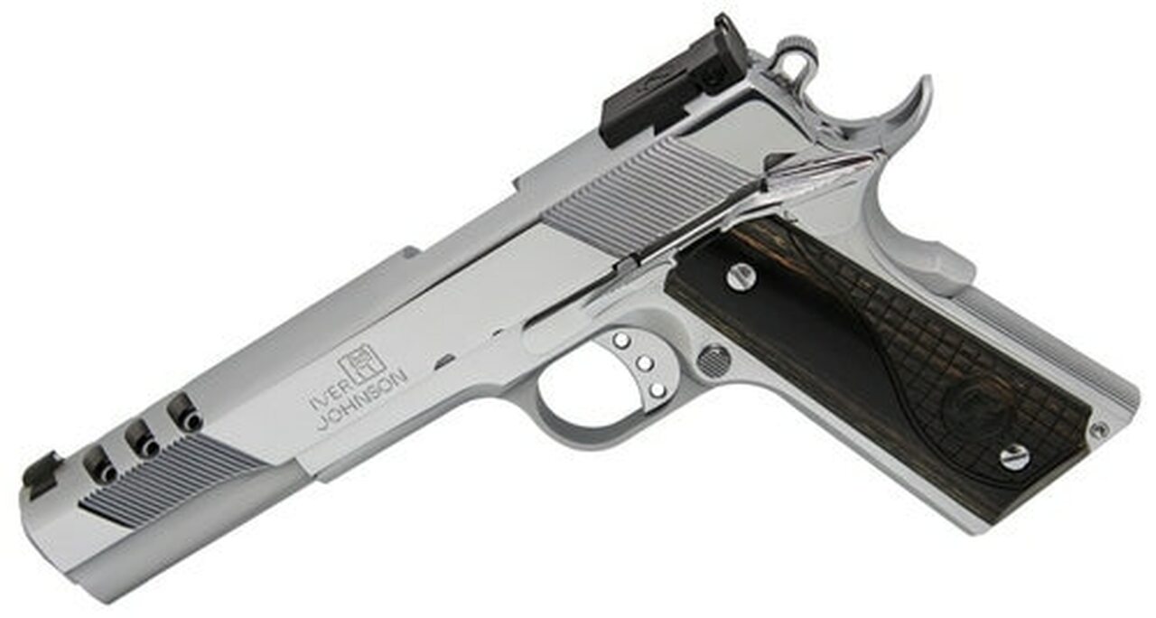 Iver Johnson 1911 Eagle XL, 10mm, 6" Ported Barrel, 8rd, Stainless