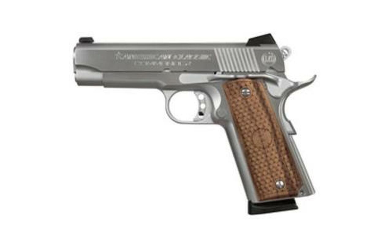 American Classic 1911 Classic Commander, 45 ACP, 5", 8rd, Hardwood Grips