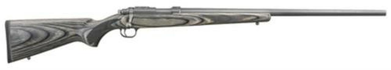 Ruger 17 Hornady Magnum Rimfire Black Lam Stock/SS, 24" Bolt, 9 rd