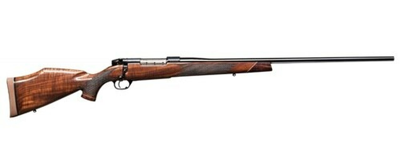 Weatherby Mark V Deluxe, .340 Wby Mag, 26", Blued, Polished Walnut Stock