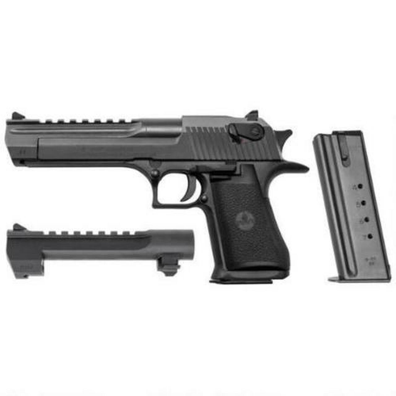 Magnum Research Desert Eagle Mark XIX Combo, .44 Mag/.50 AE, 6", 7/8 rd, Black