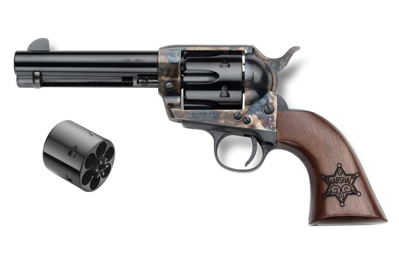US Marshal II 45 LC / 45 ACP Single-Action Revolver with Color Case Hardened Frame - Firearms | The Gun Shop