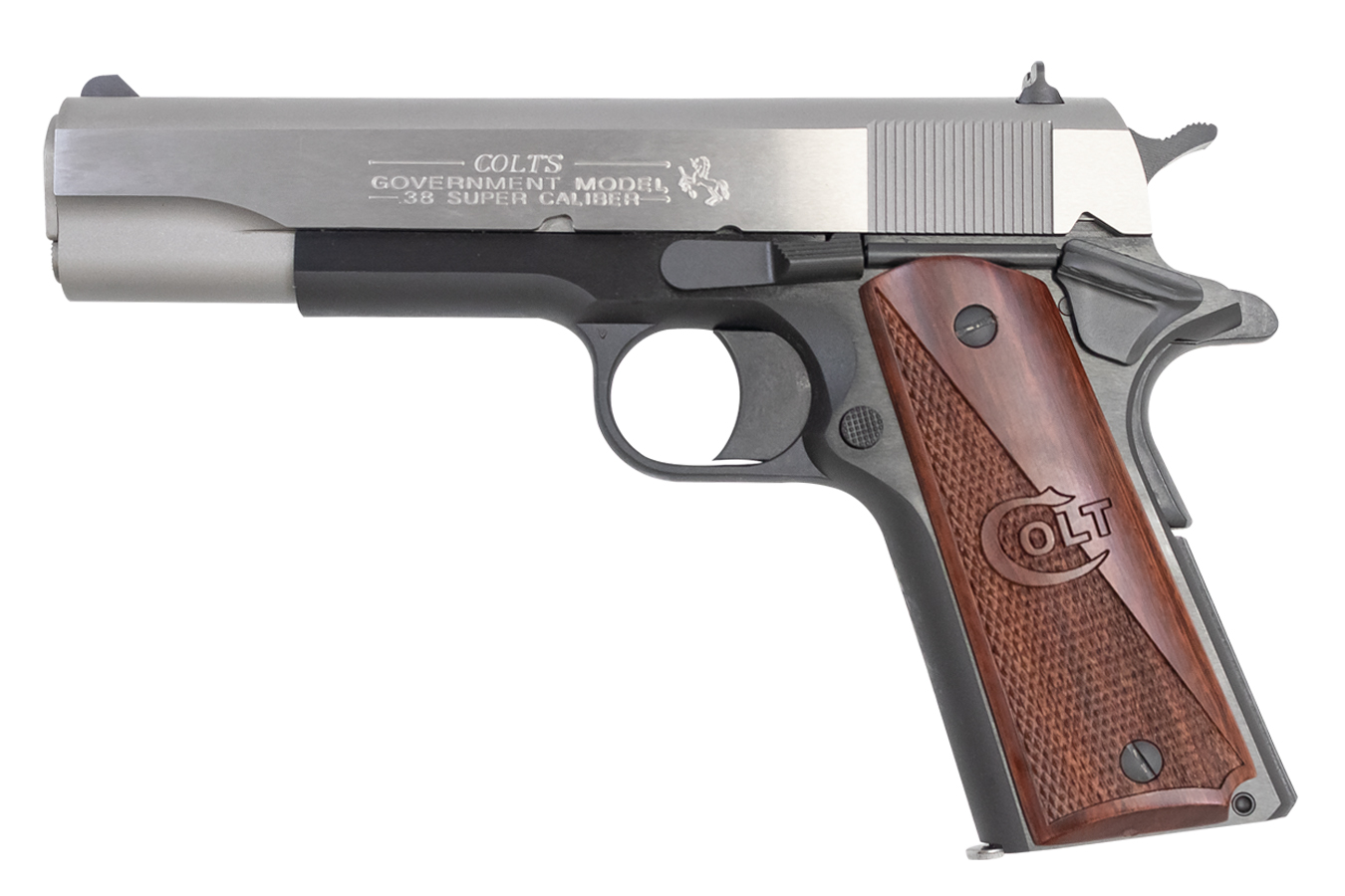 M1911A1 38 Super Full Size Bi-Tone Pistol with Rosewood Grips - 1911 Pistols | The Gun Shop