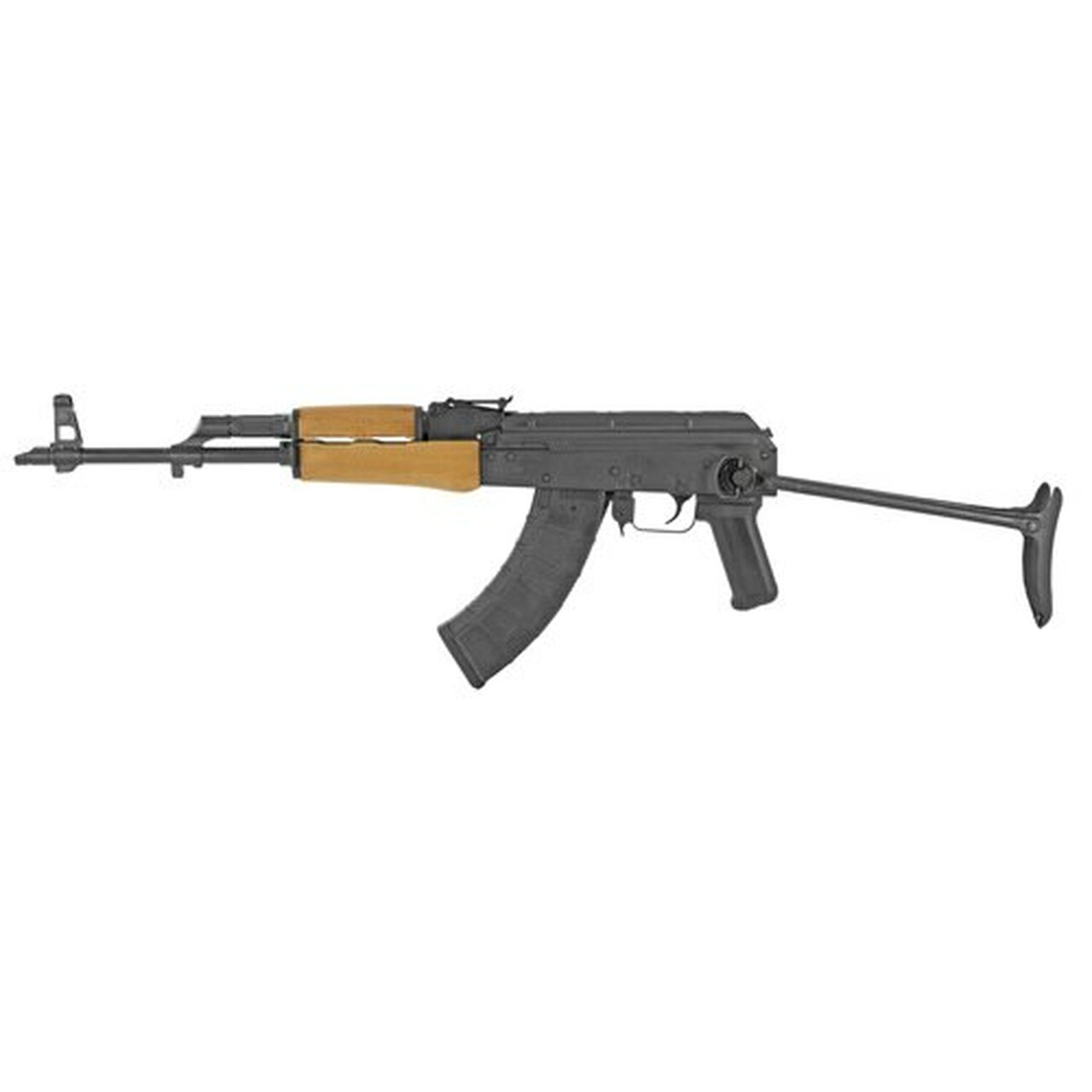 F.A. Cugir Arms Romanian Under Folder AK-47, 762X39, 16.25", Wood Grip, Metal Folding Stock, 1 Mag, 30Rd Mag - Image 2