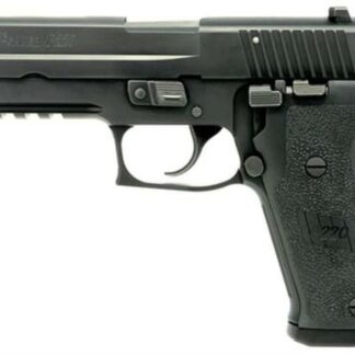 Sig P220 45 ACP 4.4In Nitron Black Da/Sa Siglite E2 Grip (2) 8RD Steel MAG CA Compliant SRT
