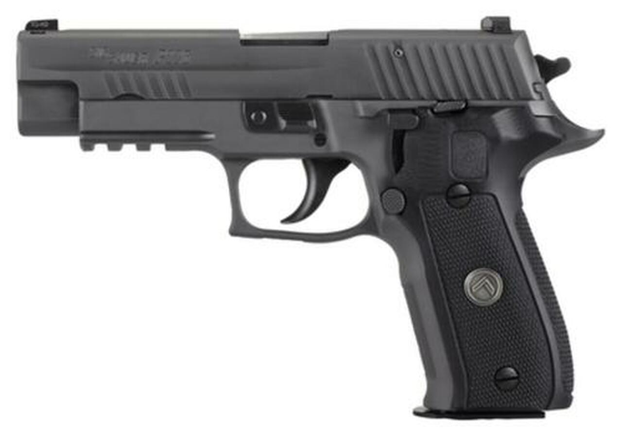 Sig P226 Full Size Legion *MA Compliant* Single/Double 9mm, 4.4",Black Grip Gray PVD Stainless Steel, 10rd