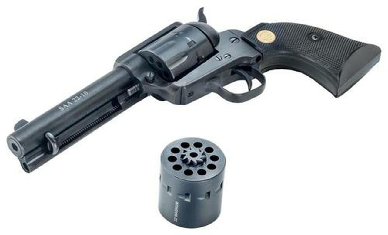 Chiappa 1873 Single Action Army, 22LR/.22 Magnum, 4.75", 10rd, Black