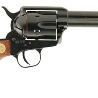 Chiappa Firearms SSA 1873, 22LR, 4.75", 6rd, Wood Grip, Black