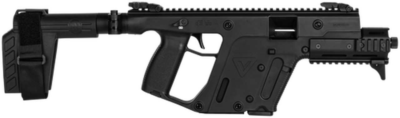 Kriss USA Vector Gen II SDP SB Pistol, .45 ACP, 6.5", 13rd, Black