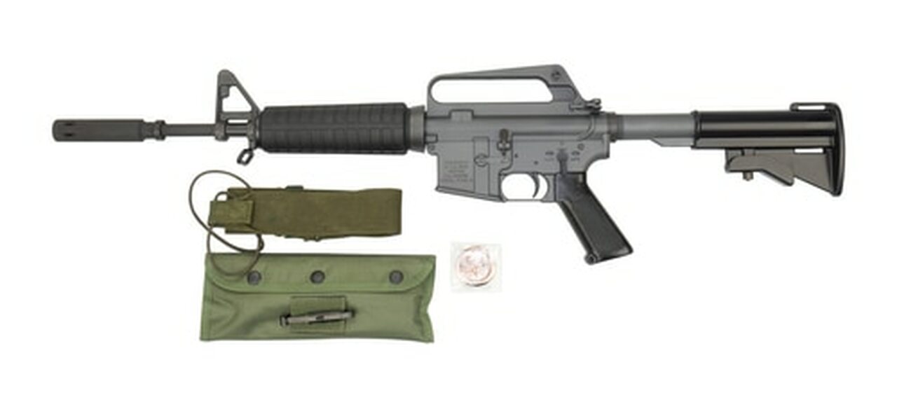Troy XM177E2 Commemorative AR-15 Carbine 223/556, 12.5" Barrel, 4.5" Moderator, Period Corect Kit, 20 and 30rd Mag