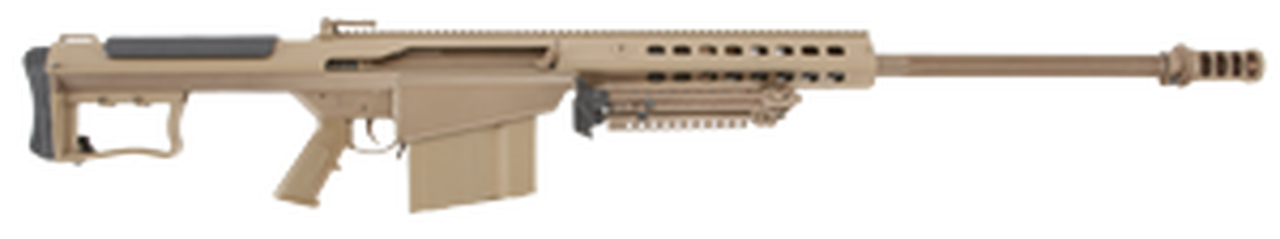 Barrett M107A1 .50 BMG 29" Chrome Lined Barrel, Supressor-Ready Muzzle Brake, Flat Dark Earth - Image 2