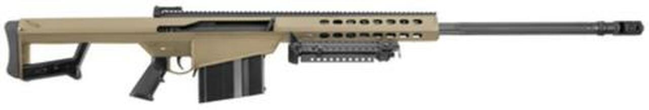 Barrett 82A1 .416 Barrett 29" Chrome Lined Fluted Barrel Tan Cerakoted, 10 Rd Mag