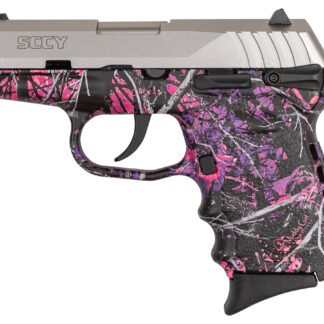 CPX-1 9mm Pistol with Muddy Girl Frame and Satin Stainless Finish - Firearms | The Gun Shop