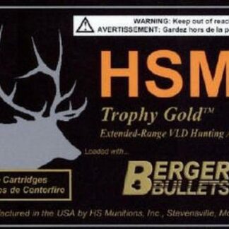 HSM Trophy Gold 6.5mmX284 Norma Boat Tail Hollow Point 140 gr, 20Rds