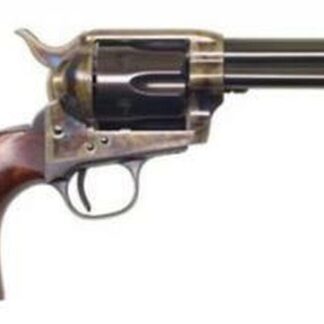 Cimarron Holy Smoker .45 Long Colt 4.75" Sterling Silver Gold Plated Cross Inlaid on Right Side of Grip Blue