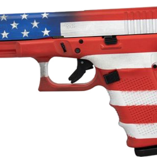 Glock G19 American Flag 9mm 4.4" Barrel 3 15rd mags