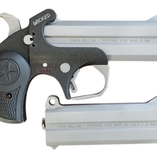 Bond Arms 9mm Wicked 9mm, 4.25" Barrel, 45/410 Barrel Included, Black, 2rd