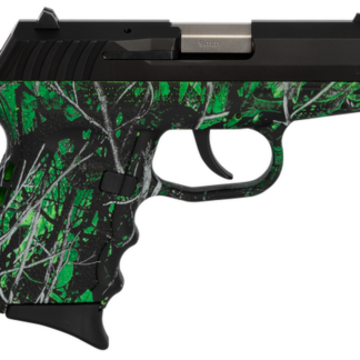 SCCY CPX-2 Carbon 9mm, 3.1" Barrel, Moon Shine Toxic Camo Grip, Black Stainless Steel Slide, 10rd