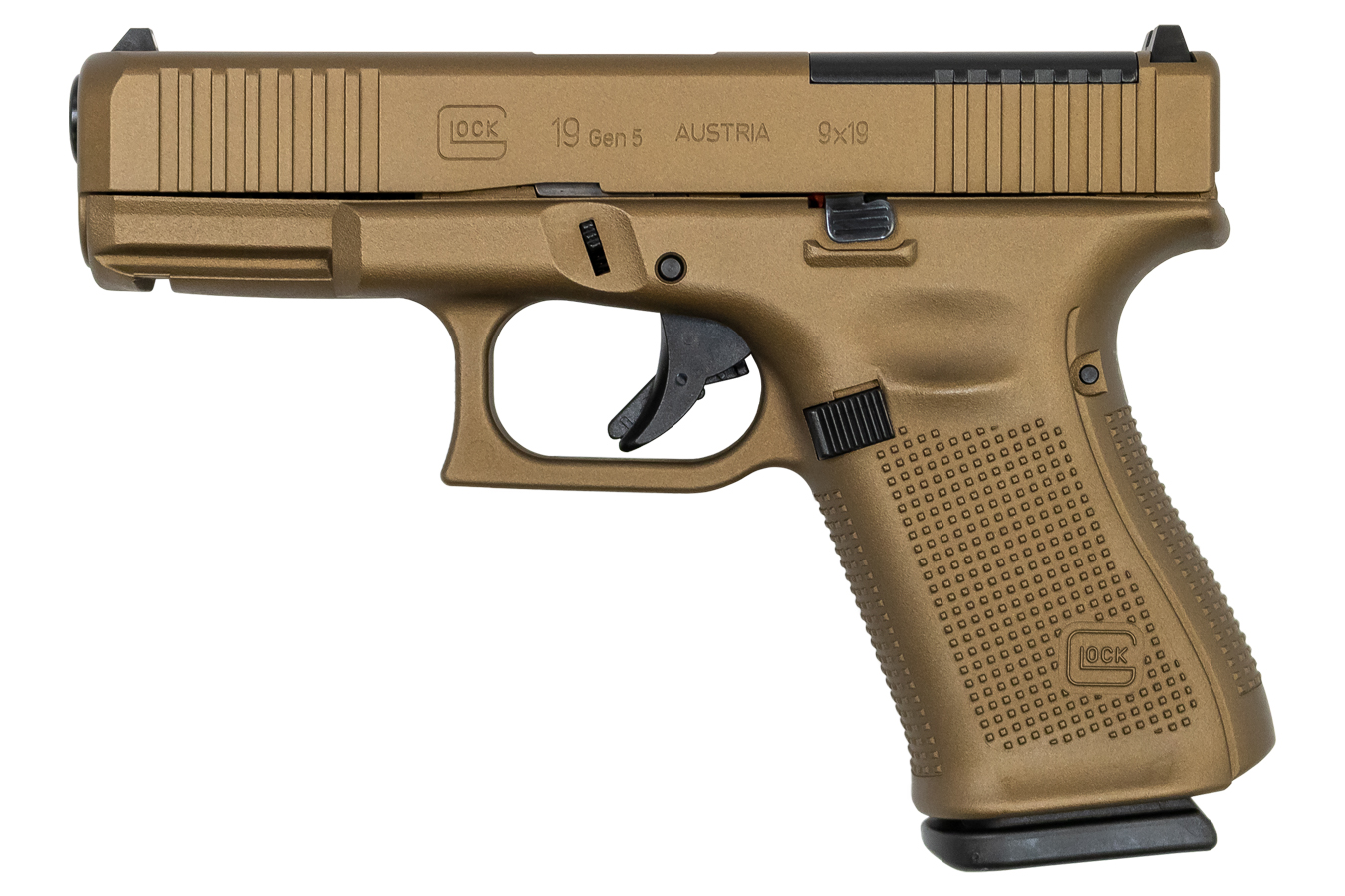 19 Gen5 MOS 9mm Pistol with Cerakote Burnt Bronze Finish - Firearms | The Gun Shop
